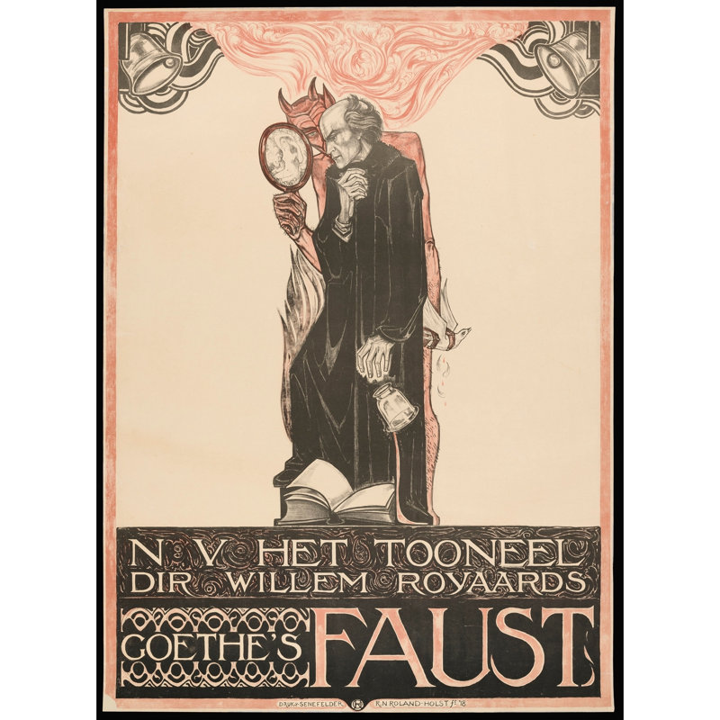 N V Het Tooneel Dir de Royaards Goethe's Faust (1919), H 32 po x l 25 po