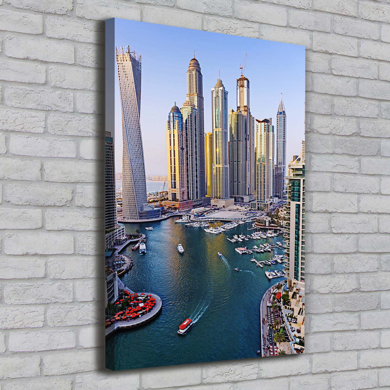 Bay Of Dubai - Wrapped Canvas Print