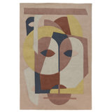 Aduma Hand Woven Wool Abstract Area Rug