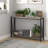 Console Table, Entryway Table With Storage, Industrial Sofa Table With V Design, 2-Tier Narrow Console Table-537844812-549872531