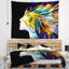 Tapisserie abstraite abstraite d'imagination-28483216