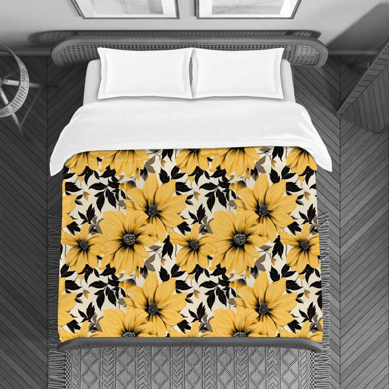 Floral Avilee Bedding, Twin Duvet Cover