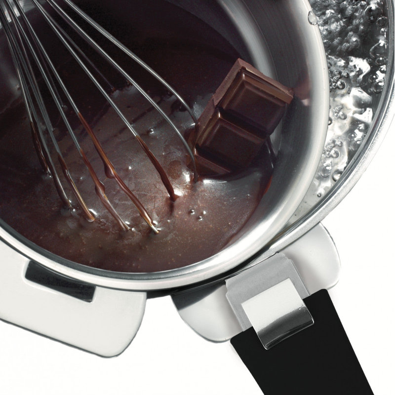 Cristel Mutine Non-Stick Stainless Steel Standard Pot, 4.1" H x 8" W x 8" D
