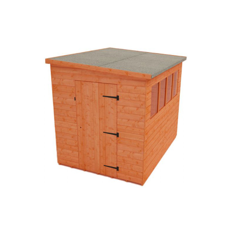 Tiger 6 Ft. W x 12 Ft. D Tongue & Groove Pent Wooden Garden Shed