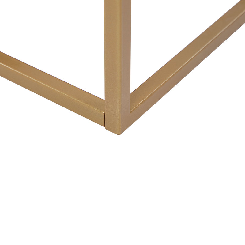 Aegeus Four Leg Coffee Table, Gold