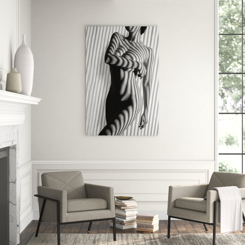 That Girl Print, 60" H X 40" W x 2.5" D, Aluminum