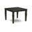 5 Piece Dinette Set for 4 Includes a Rectangle Dining Table with Butterfly Leaf and 4 Faux Leather Dining Room Chairs, Black