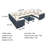 Sharonna 9 - Person Patio Conversation Set with Cushions