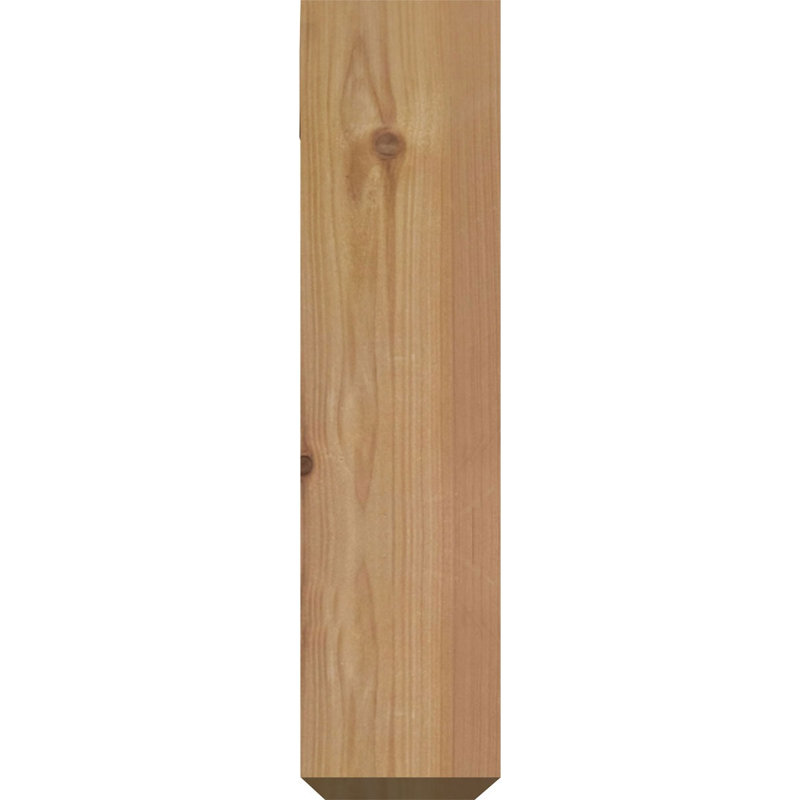 Support triple Ironcrest Edwards, H 20 po x P 18 po, Cèdre rouge de l'Ouest l 3 1/2 po x T 4 po (lisse