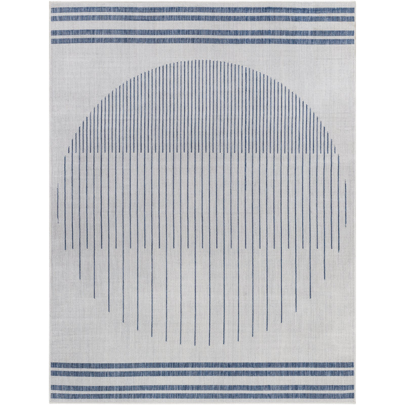 Aneris Abstract Indoor / Outdoor Rug, Rectangle 5'3" x 7'