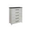 Ensemble de chambre avec très grand lit 5 pièces Avery Beige