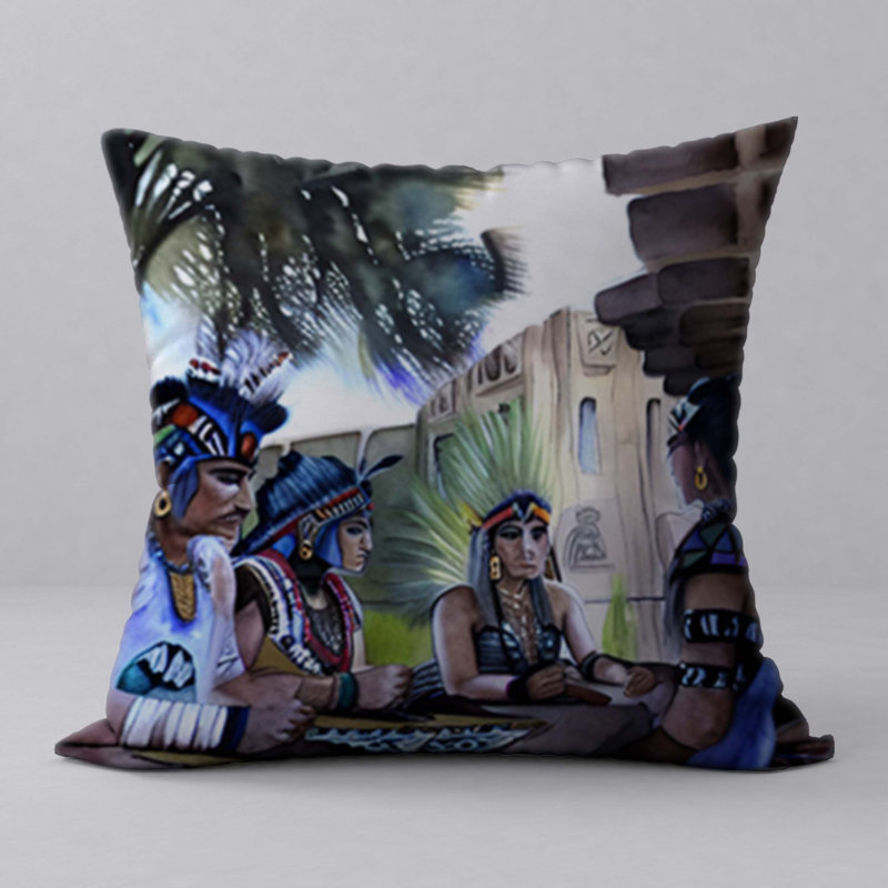 Reversible Throw Pillow