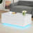 Lift Top Coffee Table With 2 Drawers & Smart LED Light-1580458873