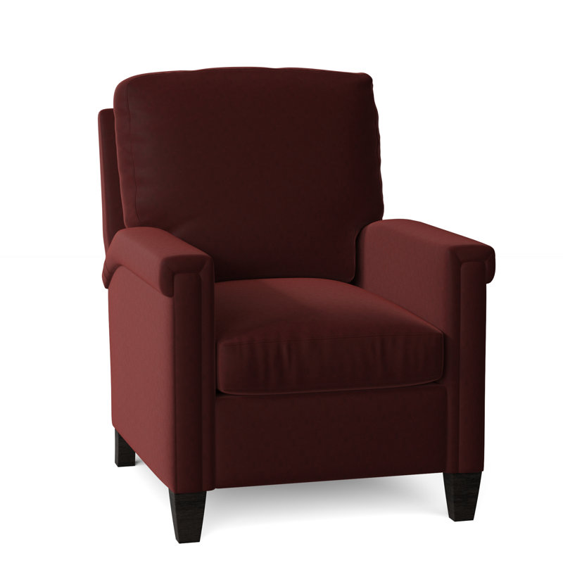 32" Wide Faux Leather Standard Recliner, Outsider Raven Genuine Leather, Cobblestone, Manual