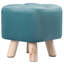 Ducote 29cm Wide Velvet Tufted Square Solid Colour Footstool Ottoman-1362036488