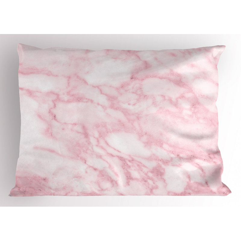 Marble Polyester Abstract Sham Set, Queen