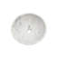 Lavabo de salle de bain semi-poli en marbre blanc de 15,7 po x 5,9 po, fonction luxueuse et pratique
