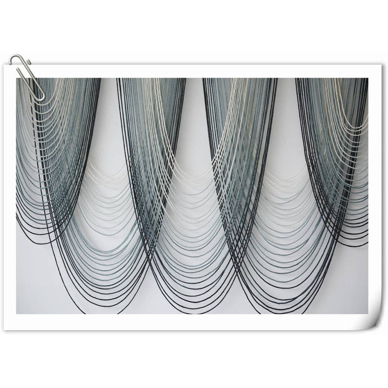 Wall Decor on Fabric, Blue
