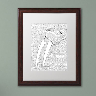 « animaux », impression sur toile encadrée