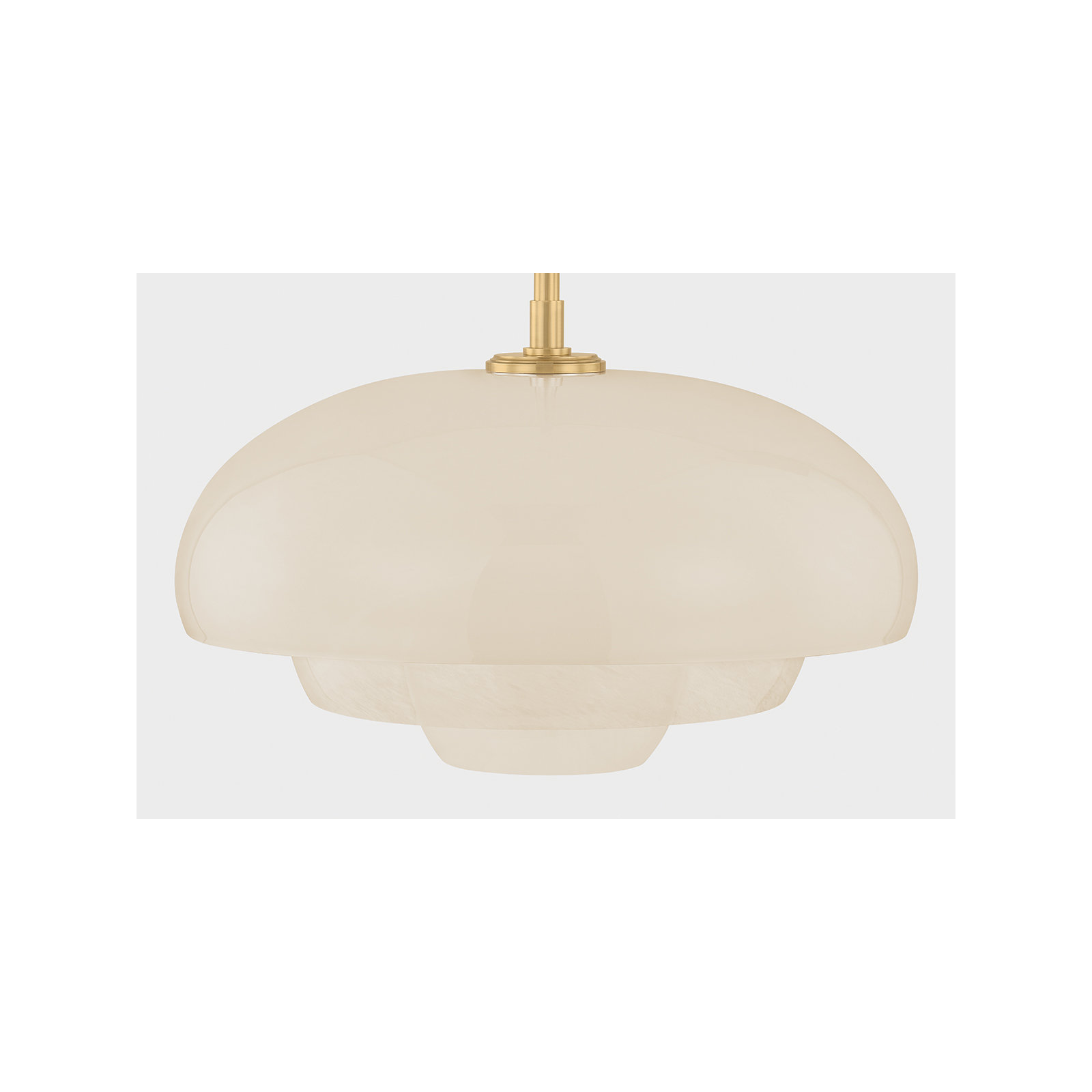 Auburndale Pendant in Aged Brass, Brass