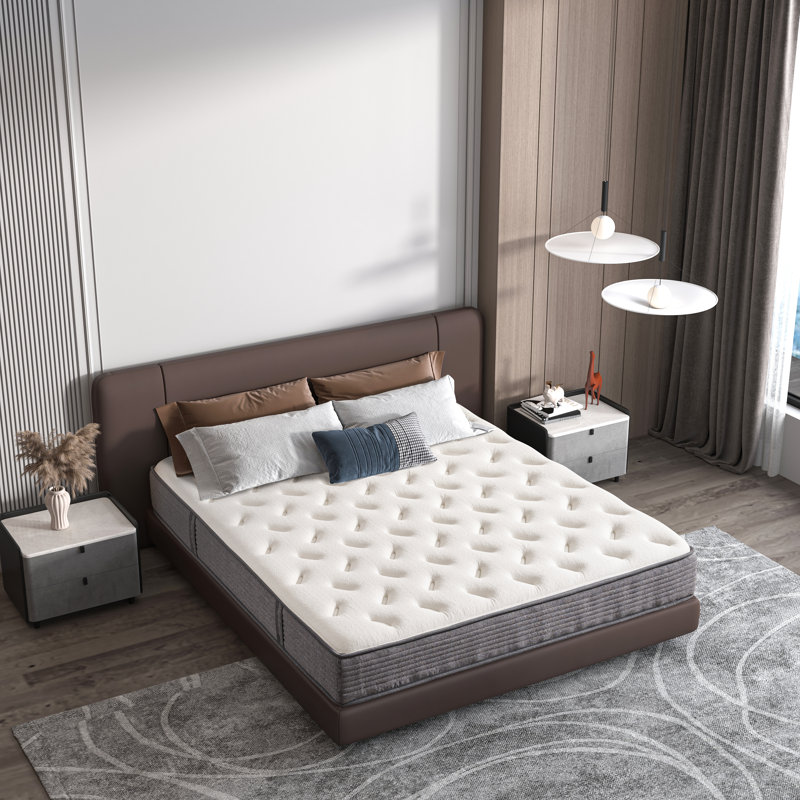 Matelas hybride moyen 10 po Matcha, Très grand