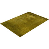 Overdyed One-of-a-Kind 6' 1" X 8' 10" Hand Knotted Area Rug