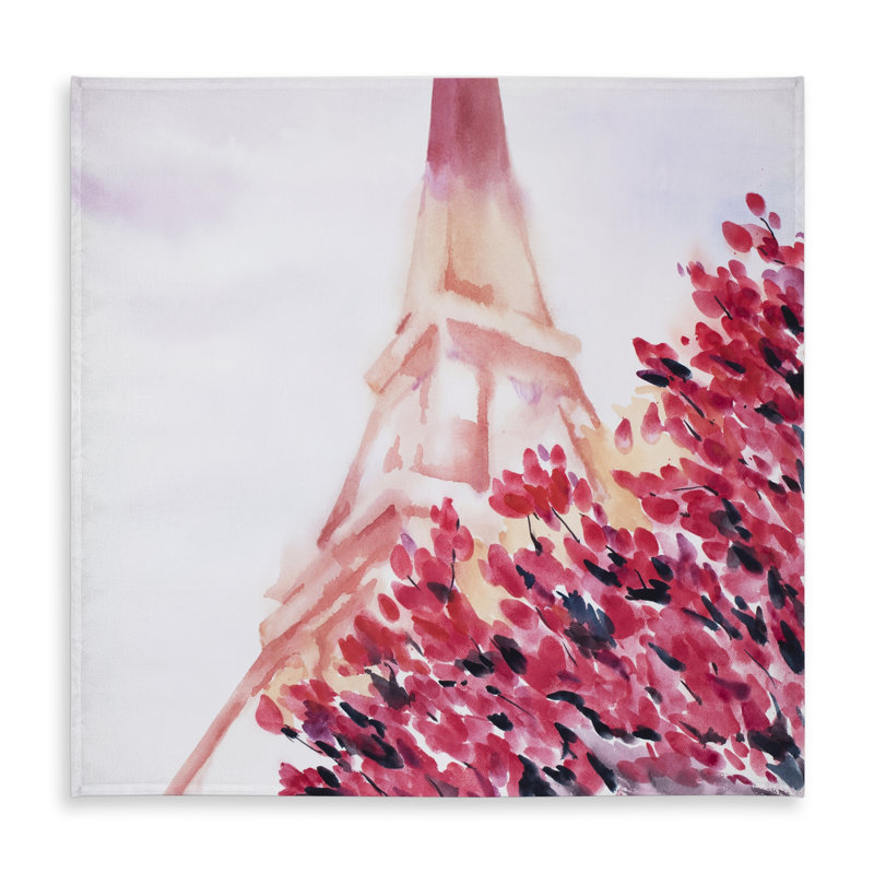 Pink Eiffel Tower Tablecloth | Indoor Outdoor Home Decor