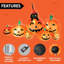 Citrouille gonflable 7 pi Halloween