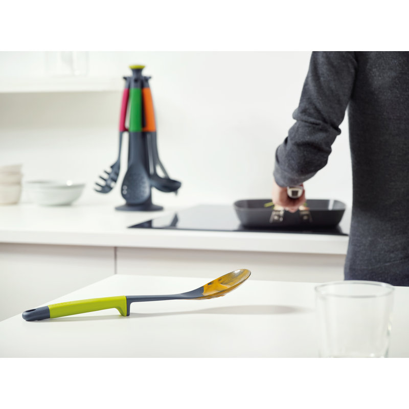 Elevate 6-Piece Kitchen Utensil Carousel Set, Rainbow
