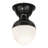Glass Semi Flush Mount