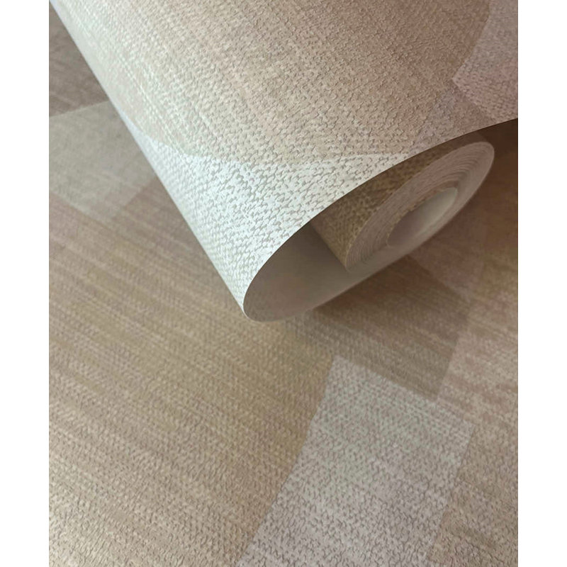 Papier peint texturé non tissé abstrait Pi., Jaune