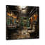 Toilette Industrial Elegance Mixed I - Art mural en acrylique pour le salon-758771748