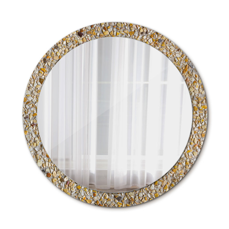 Huldar Glass Flat Wall Mirror, 90cm H x 90cm W