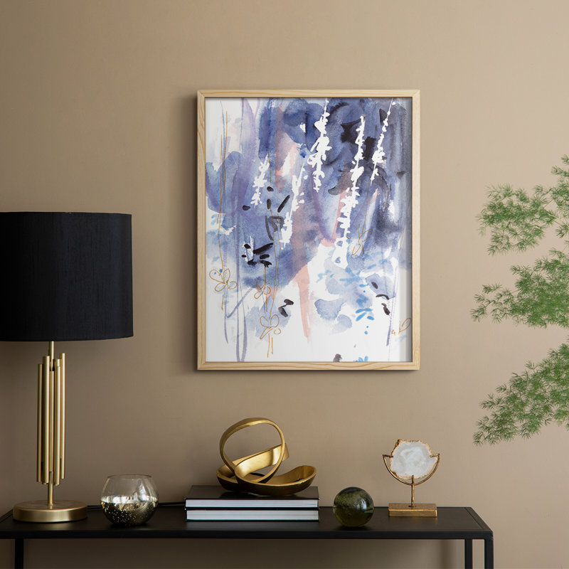«Late Night Breeze III», reproduction encadrée - bois massif, H 15 po x l 12 po