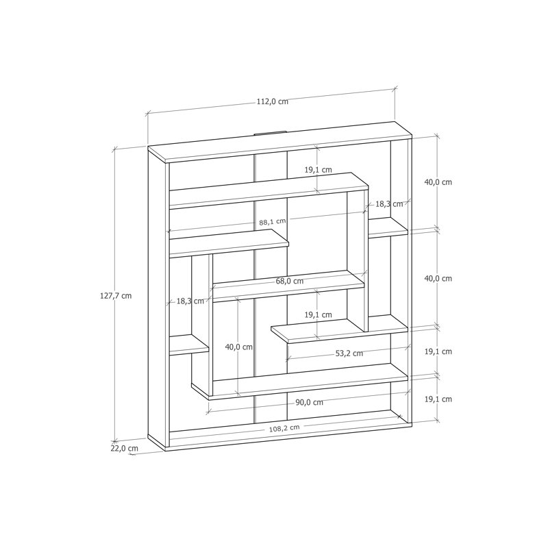 Courtany bookcase