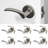 Brook Passage Door Lever Modern Concealed Design For (Hall & Closet) – Sleek Minimalist Style in Brushed Nickel-114645725