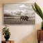Maasai Majesty sépia, peinture sur toile-94363408-94363409