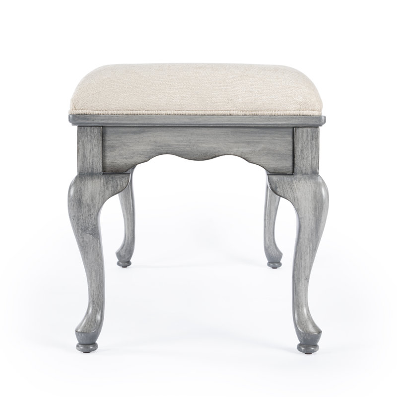 Grace Bedroom Bench, Gray