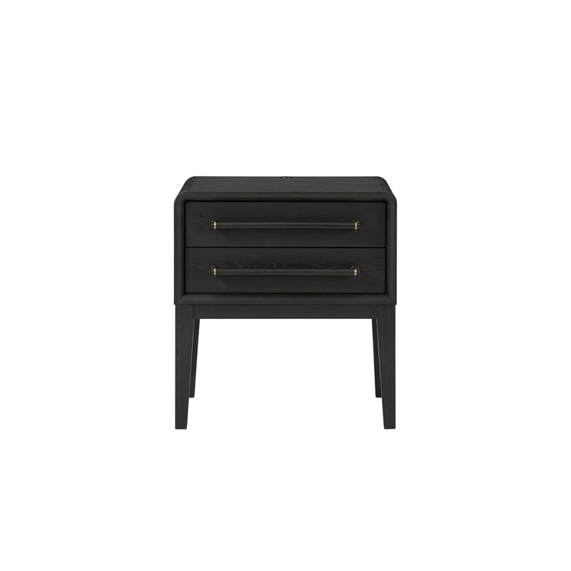 Petite table de chevet - poivre, Noir