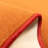 Anti Slip Low Profile Solid Orange Color Custom Size Runner Rug for Hallway Stairway Entryway Kitchen-1927326393
