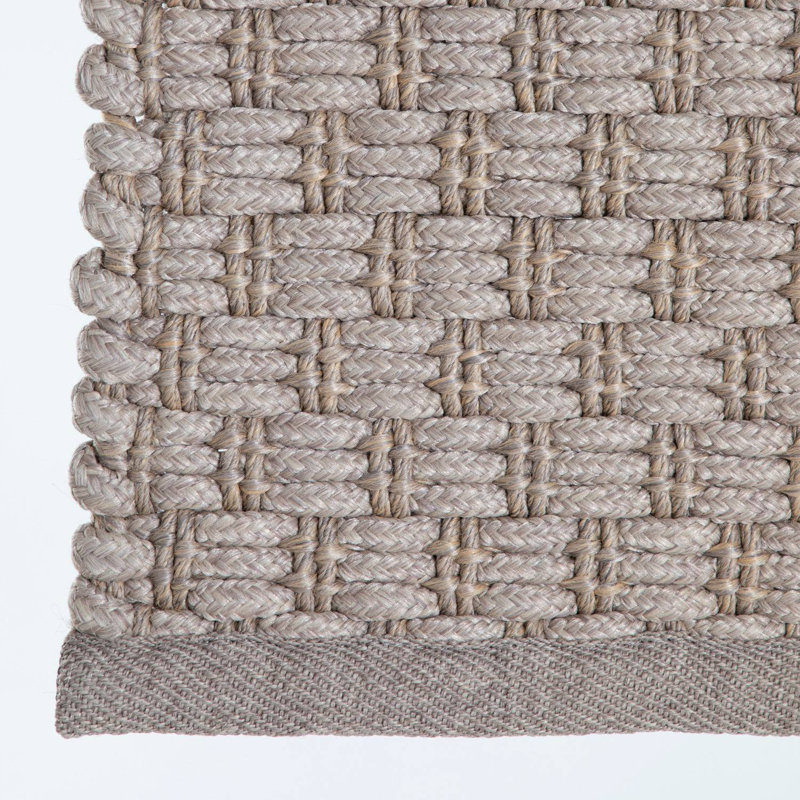 Wendy Jane Geometric Area Rug in Taupe/Brown, Rectangle 5' x 8'