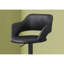 Tabouret de bar, pivotant, hauteur de bar, réglable, métal, aspect cuir, contemporain, moderne-446955067
