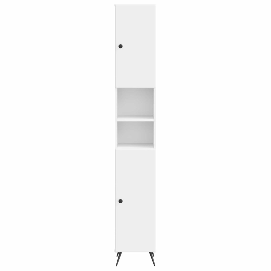 Bathroom Cabinet with Open Shelf BREDA Engineered Wood Storage Modern