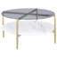 Ensemble de tables basses et de tables rondes 3 pièces Jonelle Doré