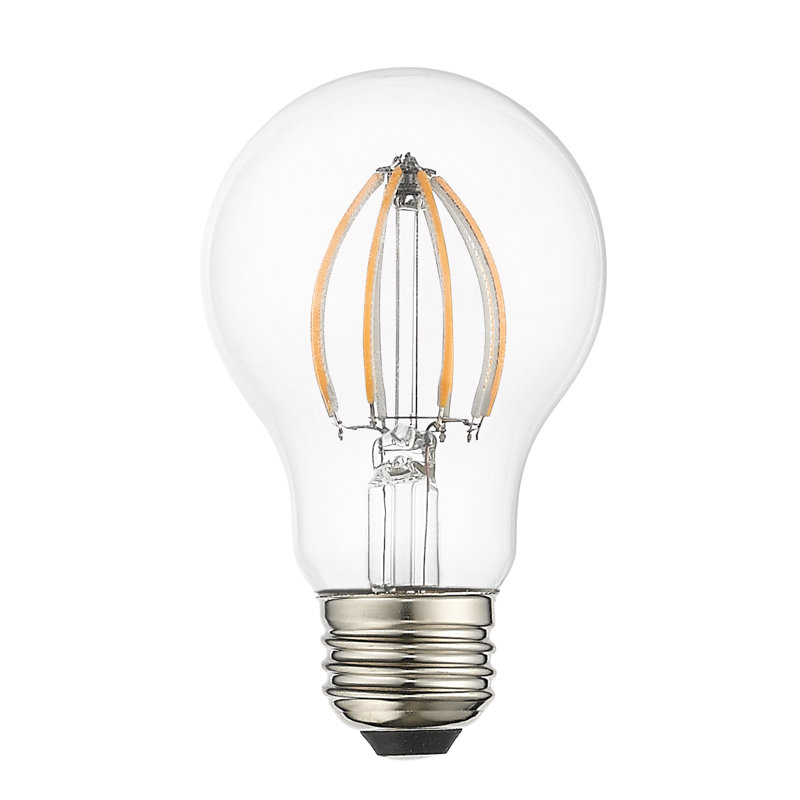 Mcswain 8 Watt (60 Watt Equivalent) A19 LED Dimmable Light Bulb Warm White E12/Candelabra