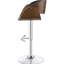 Chaise de salle à manger noire et Mid-Century moderne - hauteur réglable, tabouret de bar confortable de style contemporain pour divers espaces, fabrication-698732769