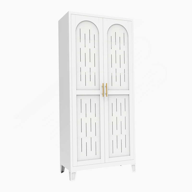 Armoire 2 portes avec trous verticaux