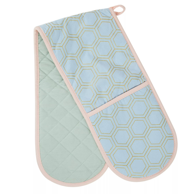 Brambly Cottage Haupt No Pattern And Not Solid Colour 100% Cotton Oven Glove(s) Only