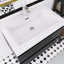 Meuble-lavabo mural simple 30 po avec plateau en résine-1820650590