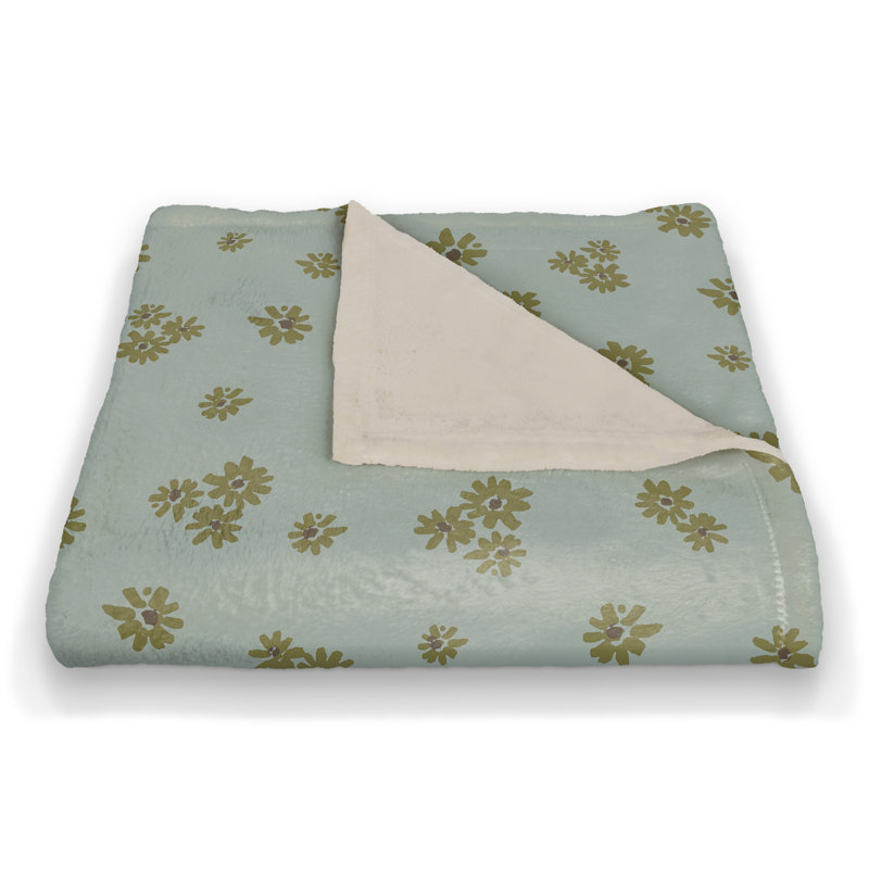 Hand Woven Throw Blanket, Green